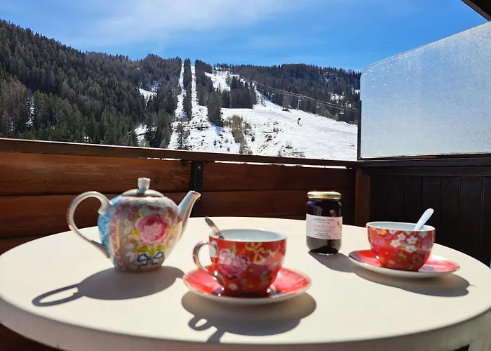 Apartment A Pra-loup Avec Balcon Et Vue Sur Montagne - Fr-1-165a-80 *
